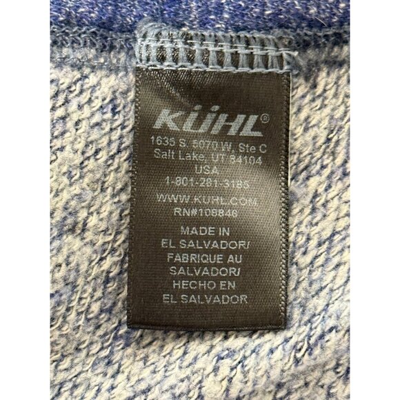 Kuhl Womens Pullover Nova Top Cowl Neck Wool Blend Gray Blue Long Sleeve Size M - Picture 8 of 8
